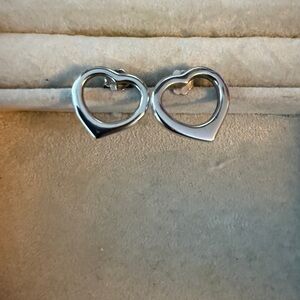 Silver Heart Earrings 925